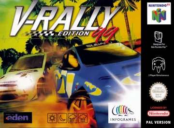 V-Rally Edition 99 (Europe) (En,Fr,De) box cover front